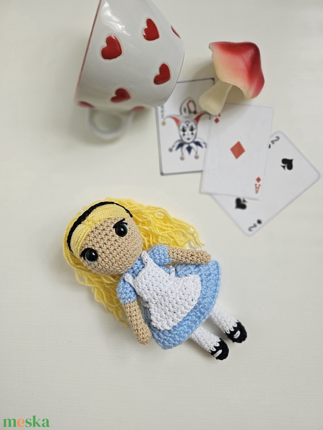 Horgolt Alice baba - játék & sport - plüssállat & játékfigura - más figura - Meska.hu Horgolt Alice baba - játék & sport - plüssállat & játékfigura - más figura - Meska.hu