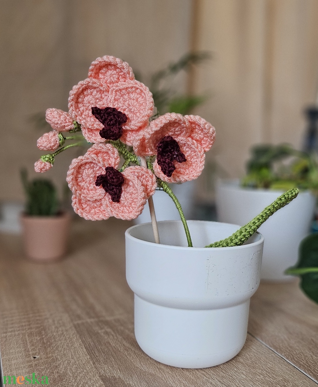 Horgolt orchidea - otthon & életmód - dekoráció - Meska.hu