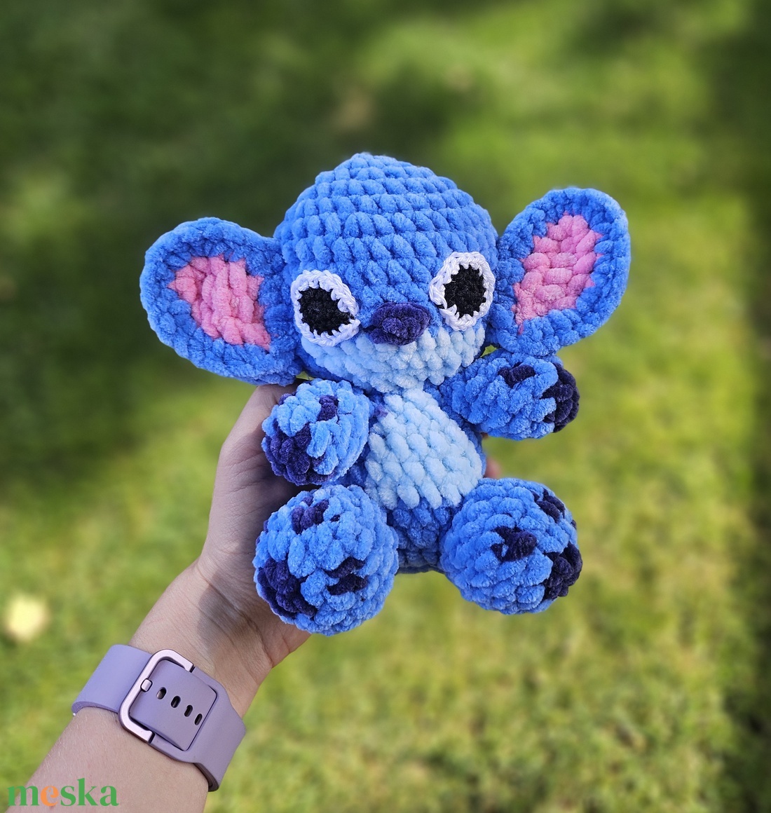 Stitch horgolt plüss - játék & sport - plüssállat & játékfigura - más figura - Meska.hu Stitch horgolt plüss - játék & sport - plüssállat & játékfigura - más figura - Meska.hu