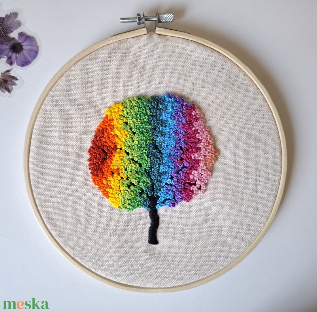 Hímzett kép - Lélek színei - művészet - textilkép - egyéb - Meska.hu