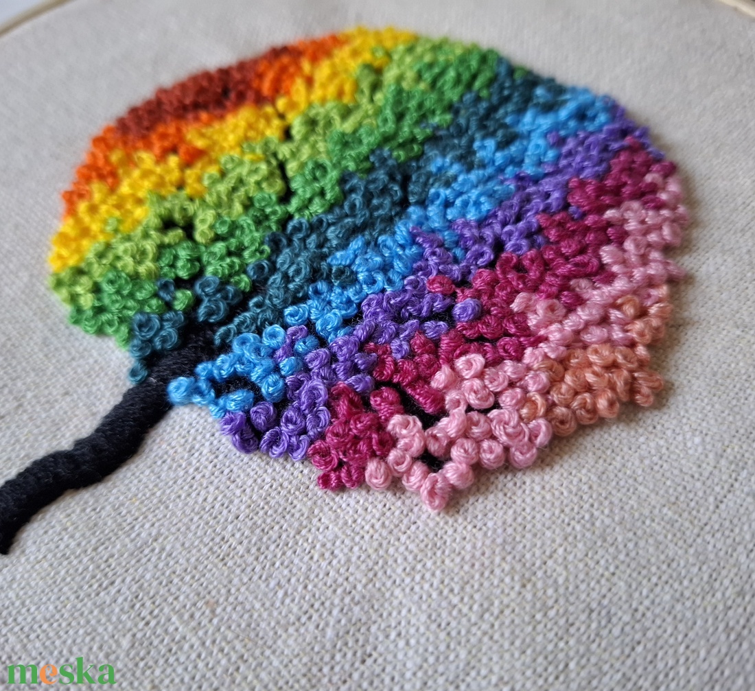 Hímzett kép - Lélek színei - művészet - textilkép - egyéb - Meska.hu