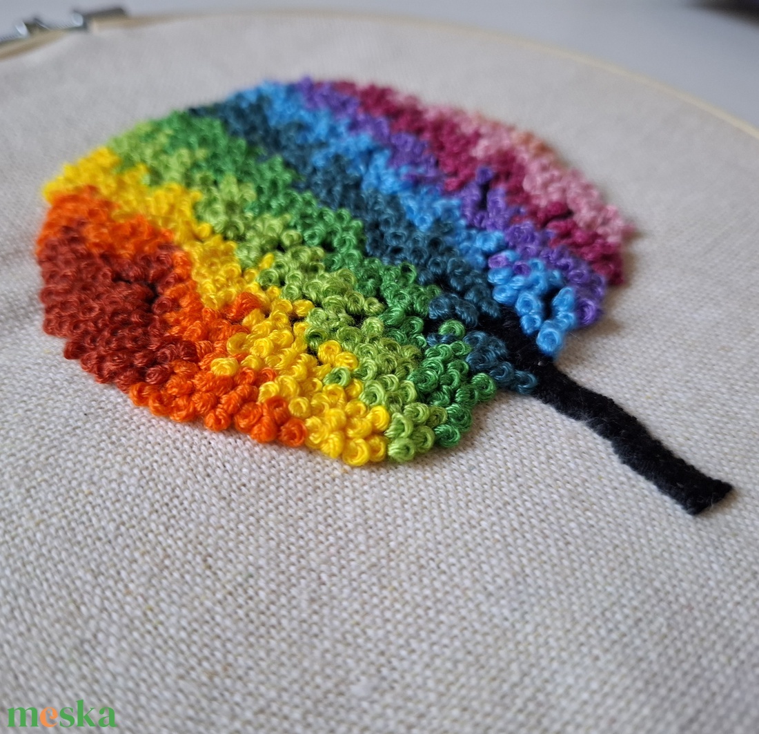 Hímzett kép - Lélek színei - művészet - textilkép - egyéb - Meska.hu