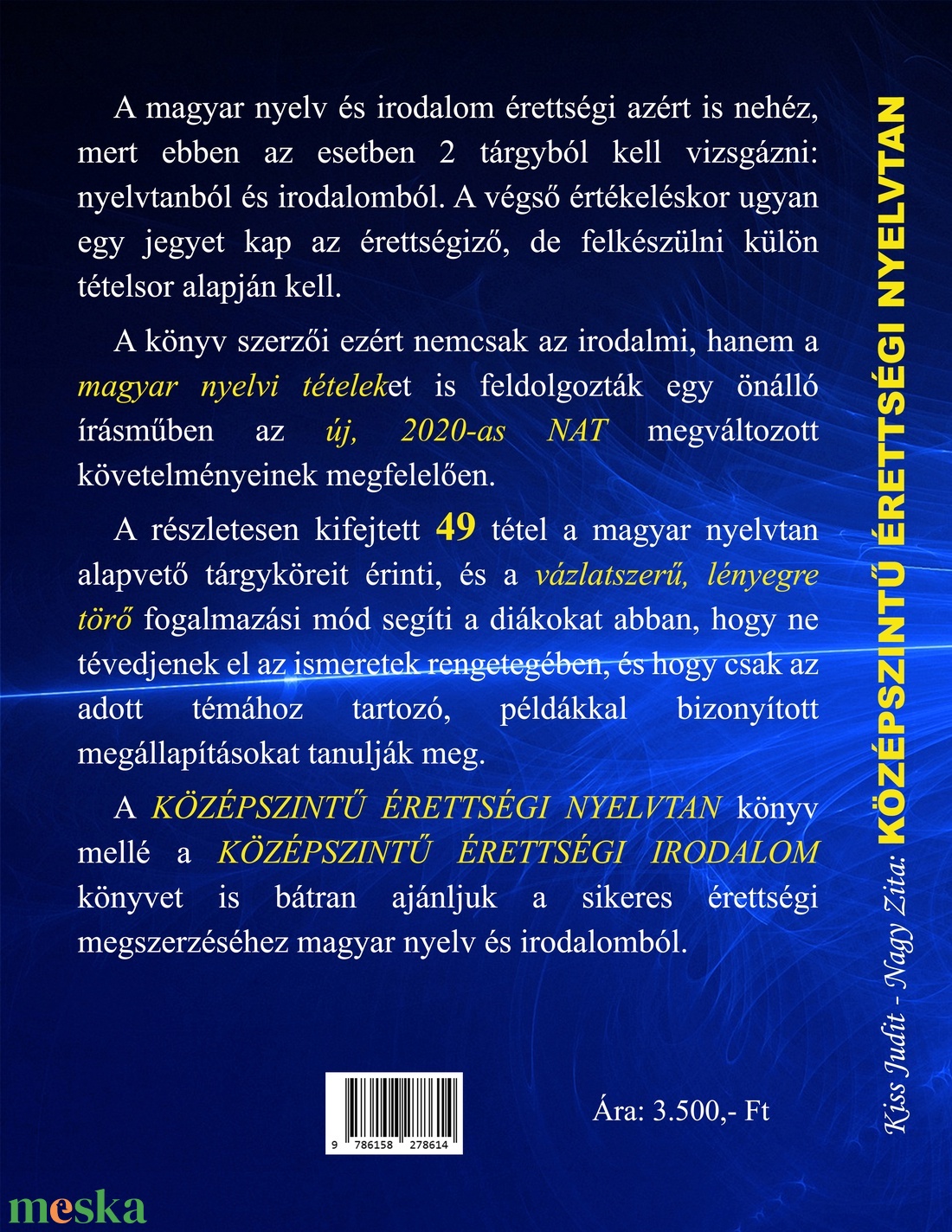 Kidolgozott érettségi tételek könyv (BŐVÍTETT KIADÁS) - könyv & zene - könyv - Meska.hu