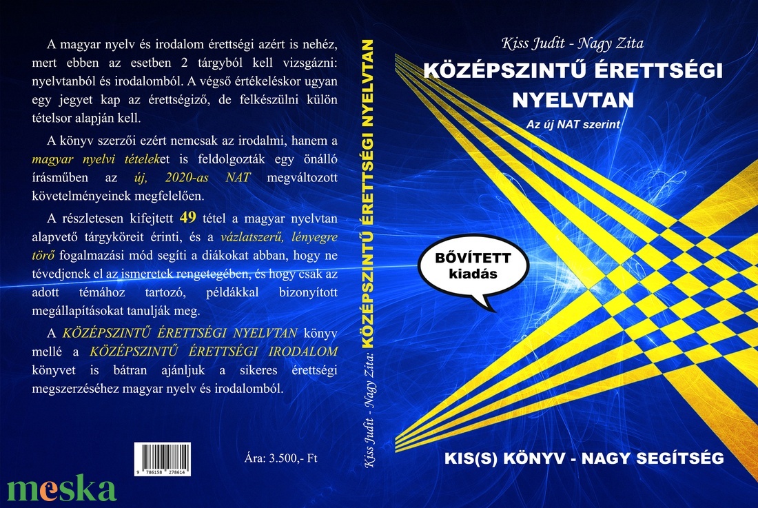 Kidolgozott érettségi tételek könyv (BŐVÍTETT KIADÁS) - könyv & zene - könyv - Meska.hu