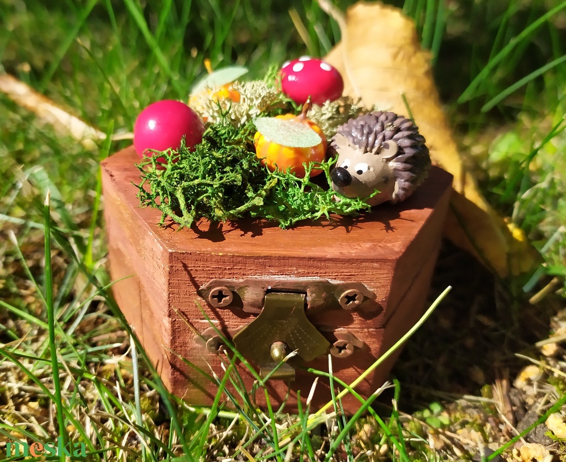 Őszi dobozka - otthon & életmód - dekoráció - asztal és polc dekoráció - díszdoboz - Meska.hu