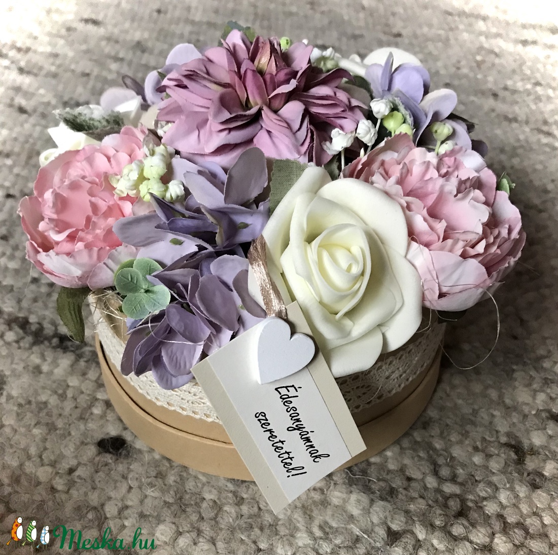 Anyák napi virágbox - otthon & életmód - dekoráció - Meska.hu