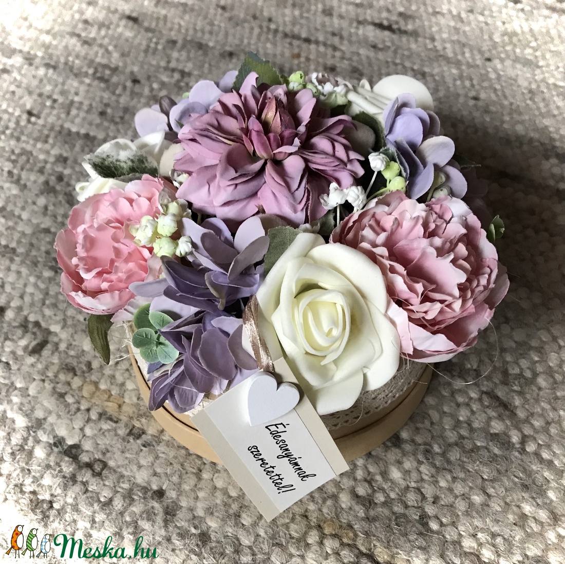 Anyák napi virágbox - otthon & életmód - dekoráció - Meska.hu