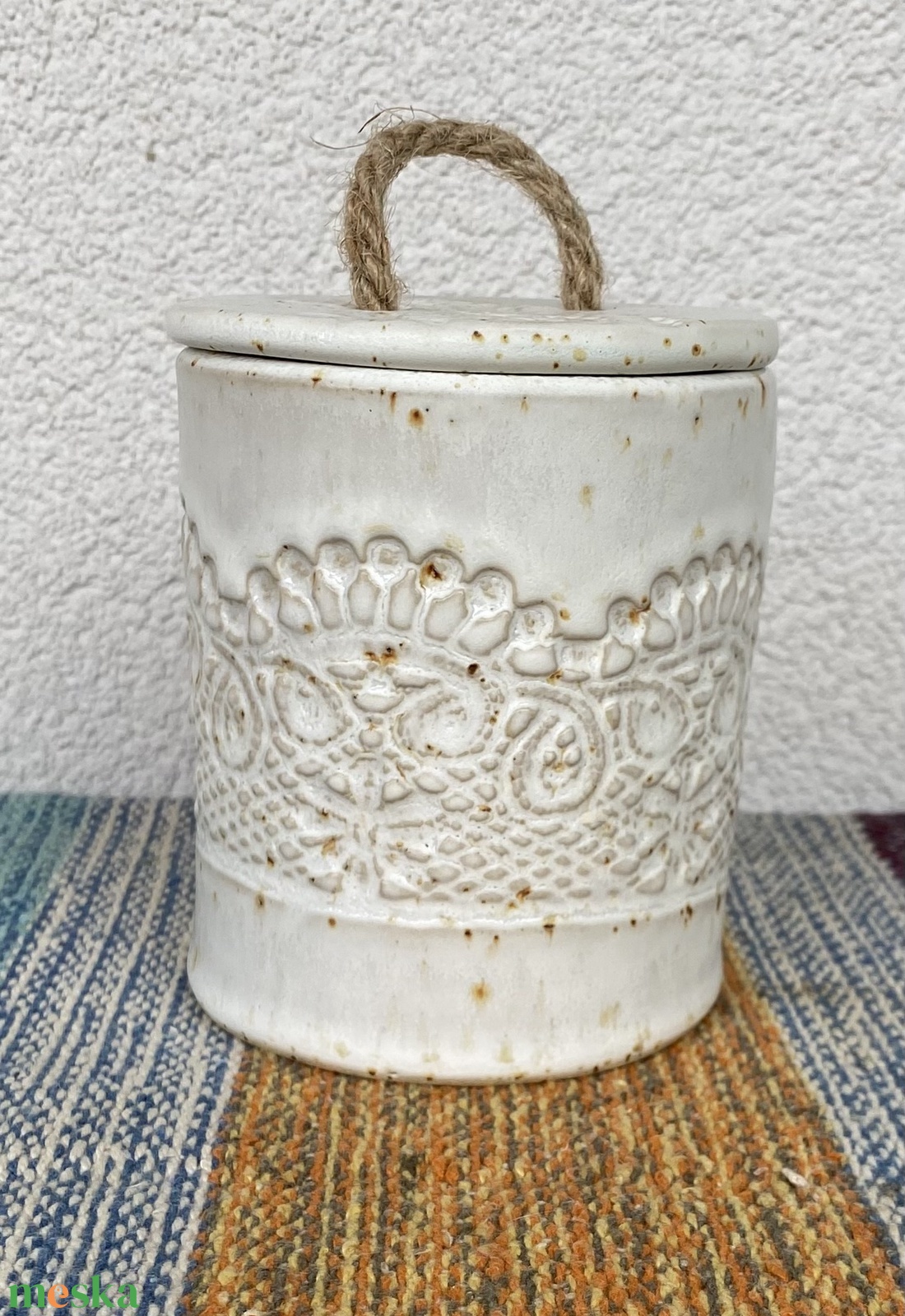 Kerámia tároló edény - otthon & életmód - konyhafelszerelés, tálalás - konyhai tárolás - fűszertartó - Meska.hu
