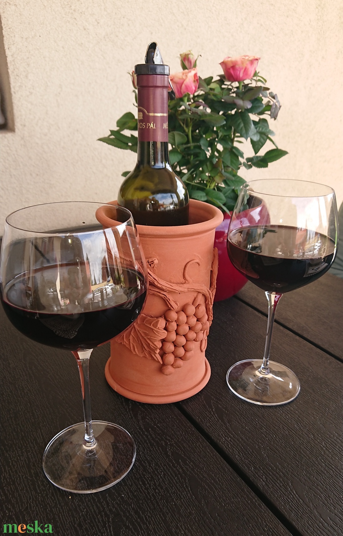 Kerámia borhűtő - művészet - szobor - kerámia - Meska.hu Kerámia borhűtő - művészet - szobor - kerámia - Meska.hu