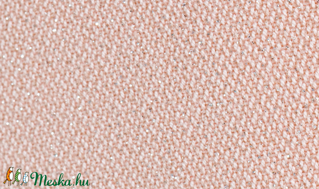 Rose gold csillámos bioszövet arcmaszk - rózsaszín - női - női - Meska.hu