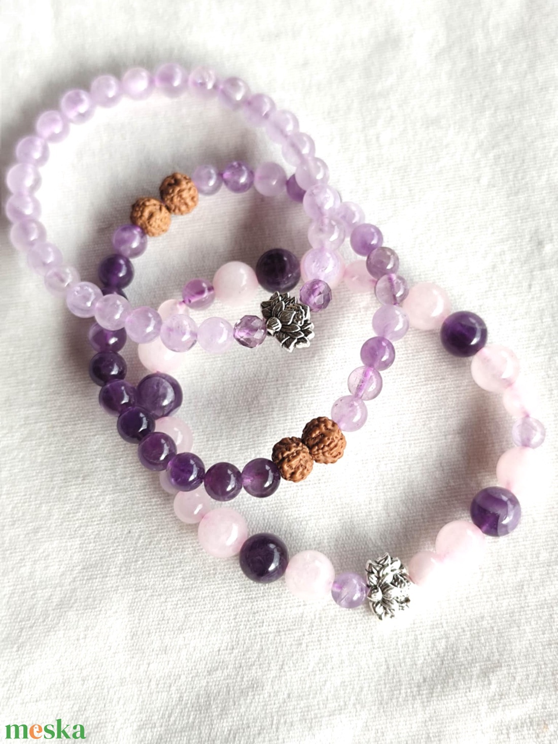 Ametiszt és rudraksha ásványkarkötő - ékszer - karkötő - ásványkarkötő - Meska.hu Ametiszt és rudraksha ásványkarkötő - ékszer - karkötő - ásványkarkötő - Meska.hu