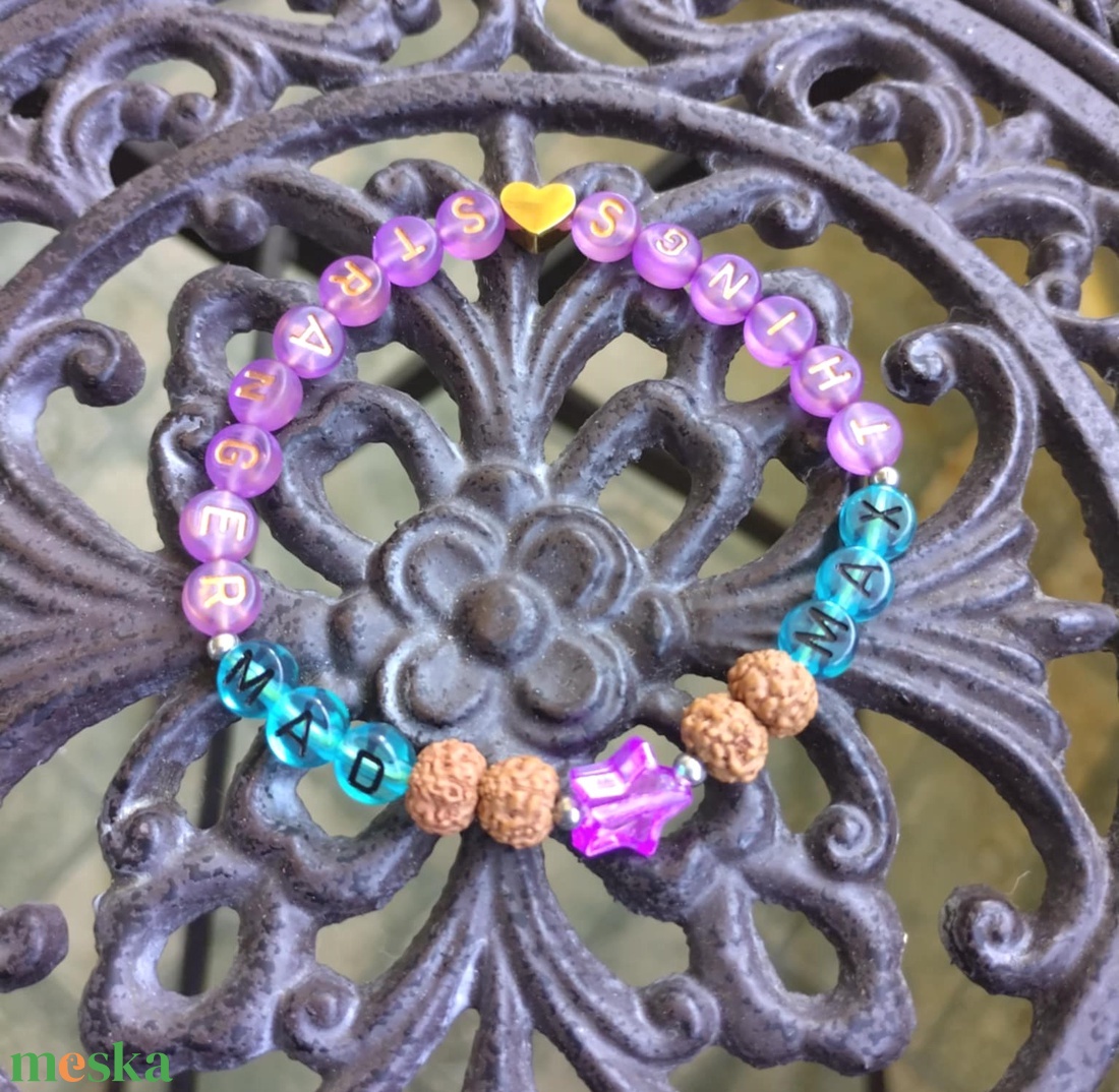 STRANGER THINGS, MAD MAX ásványkarkötő  - ékszer - karkötő - ásványkarkötő - Meska.hu