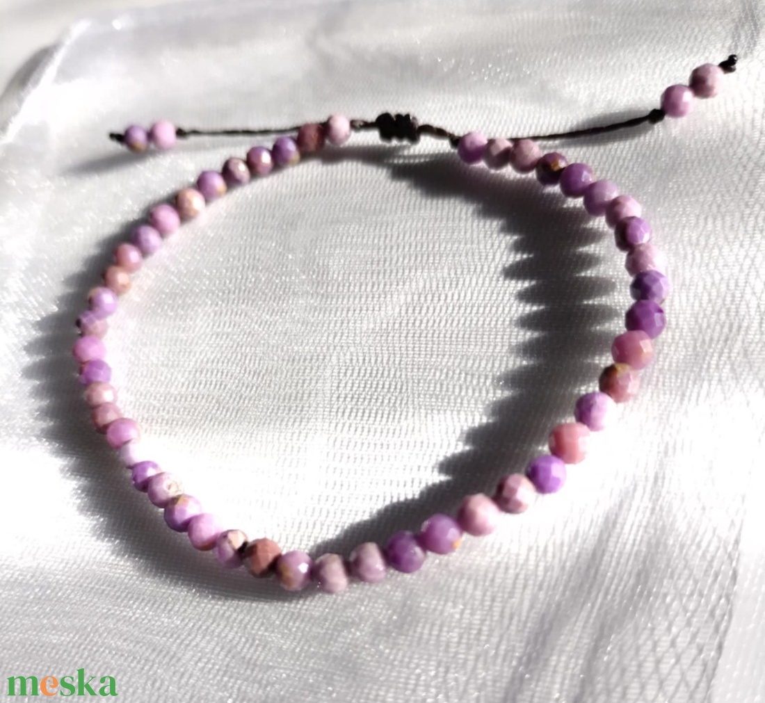 Foszfosziderit ásványkarkötő  - ékszer - karkötő - ásványkarkötő - Meska.hu