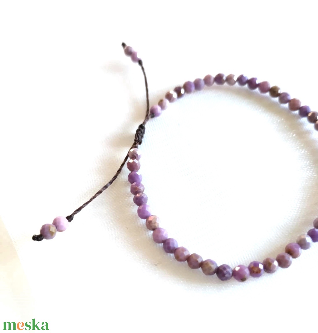 Foszfosziderit ásványkarkötő  - ékszer - karkötő - ásványkarkötő - Meska.hu