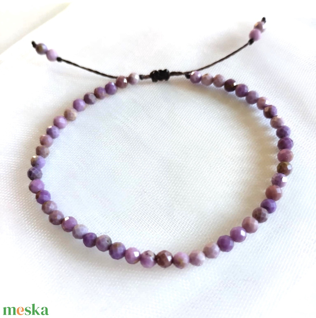 Foszfosziderit ásványkarkötő  - ékszer - karkötő - ásványkarkötő - Meska.hu