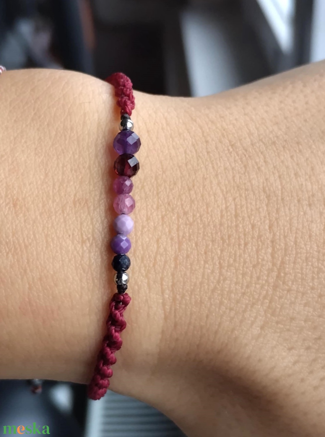 7 csakra ásványkarkötő  - ékszer - karkötő - ásványkarkötő - Meska.hu
