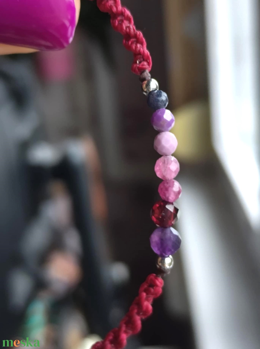 7 csakra ásványkarkötő  - ékszer - karkötő - ásványkarkötő - Meska.hu