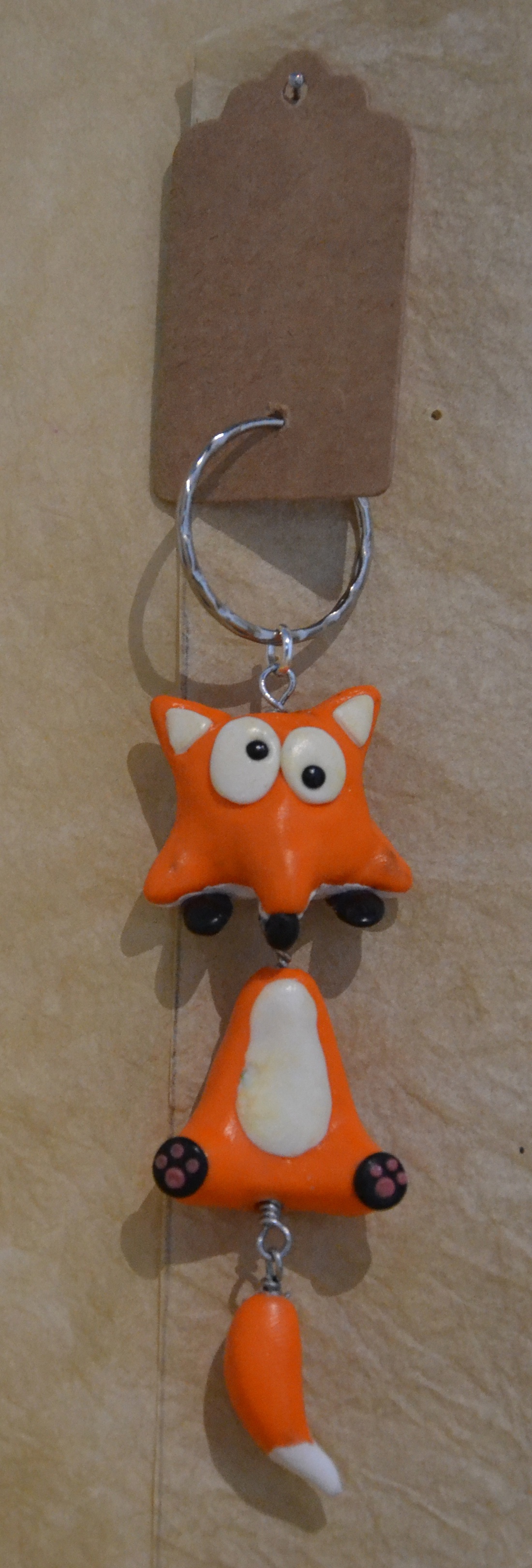 Rókás kulcstartó -  - Meska.hu