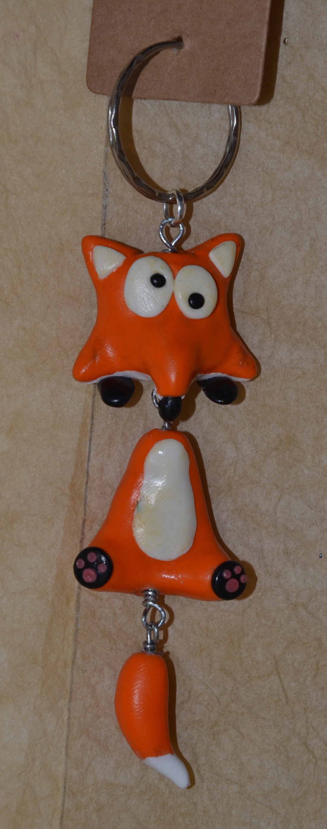 Rókás kulcstartó -  - Meska.hu