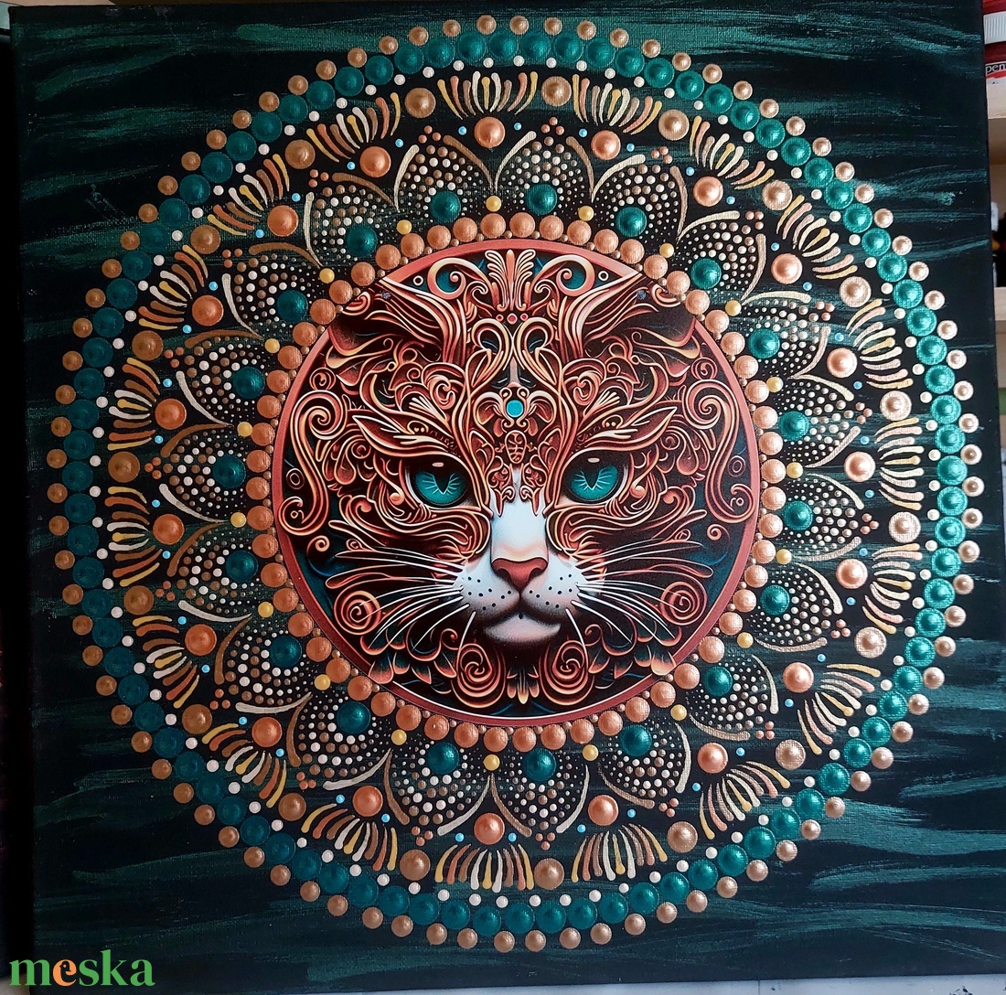 Misztikus macska - otthon & életmód - dekoráció - spiritualitás - mandala - Meska.hu Misztikus macska - otthon & életmód - dekoráció - spiritualitás - mandala - Meska.hu