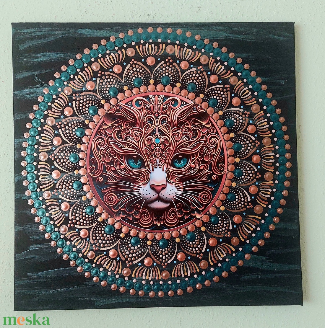 Misztikus macska - otthon & életmód - dekoráció - spiritualitás - mandala - Meska.hu Misztikus macska - otthon & életmód - dekoráció - spiritualitás - mandala - Meska.hu