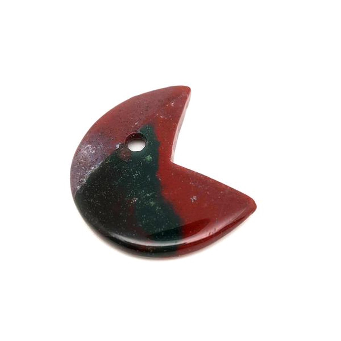 Achát indiai medál átfúrt pacman 30mm - ékszer - nyaklánc - medál - Meska.hu