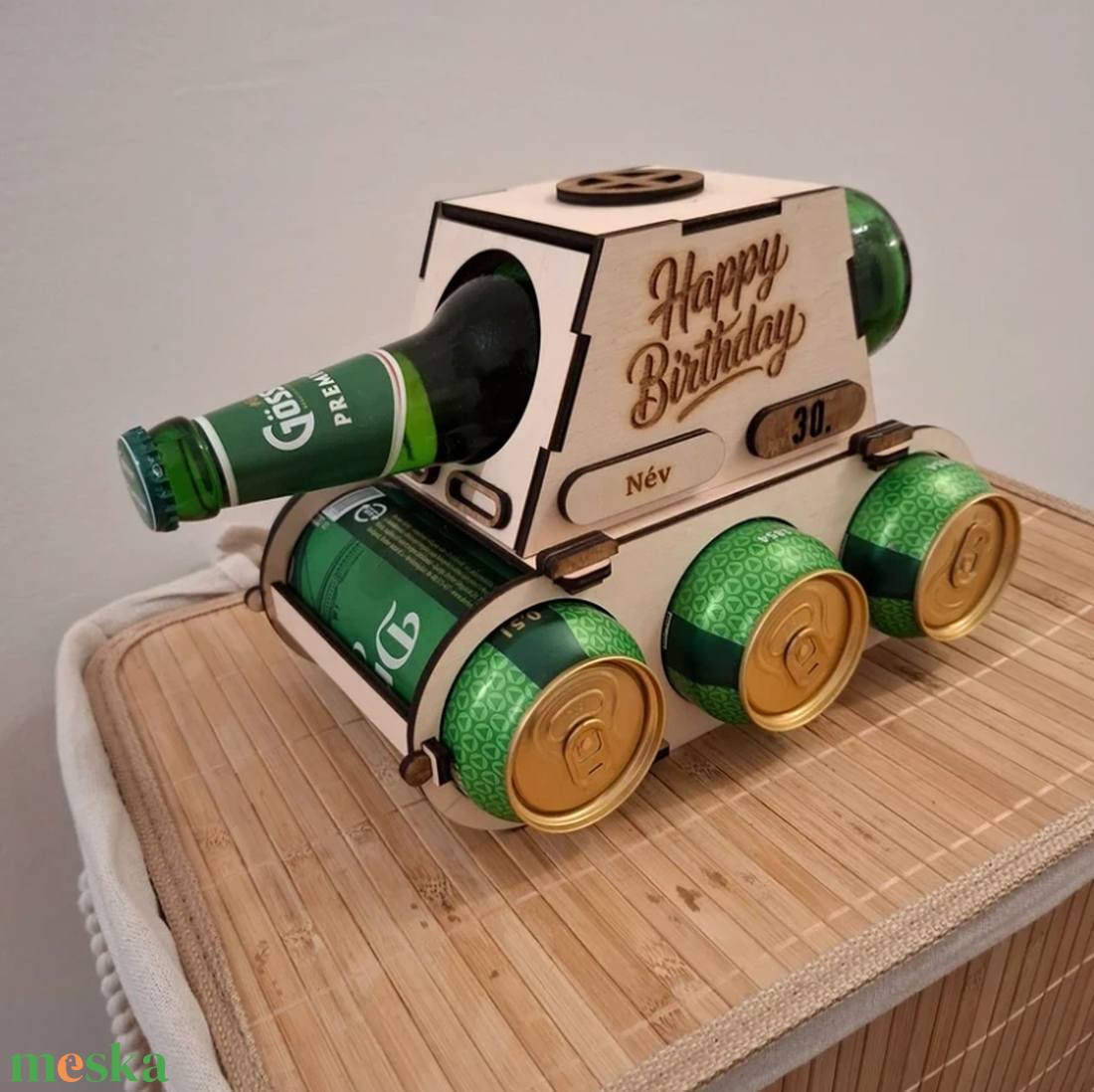 Fa sör tartó tank - otthon & életmód - konyhafelszerelés, tálalás - italos kellékek - sörtartó - Meska.hu