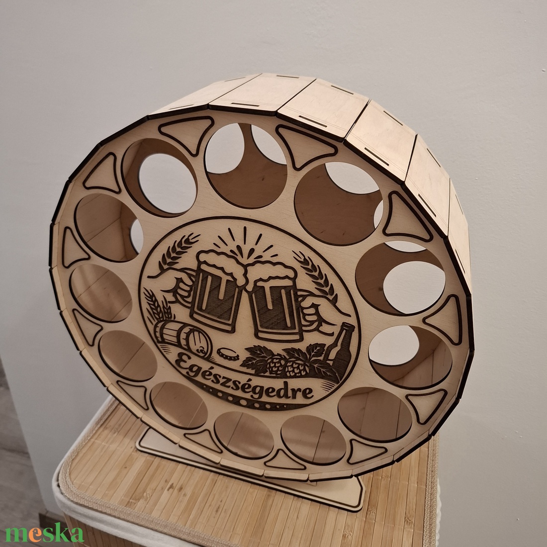 Sör tartó hordó - otthon & életmód - konyhafelszerelés, tálalás - italos kellékek - sörtartó - Meska.hu