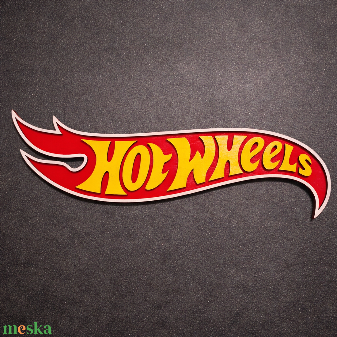 Hotwheels felirat - otthon & életmód - dekoráció - asztal és polc dekoráció - asztaldísz - Meska.hu