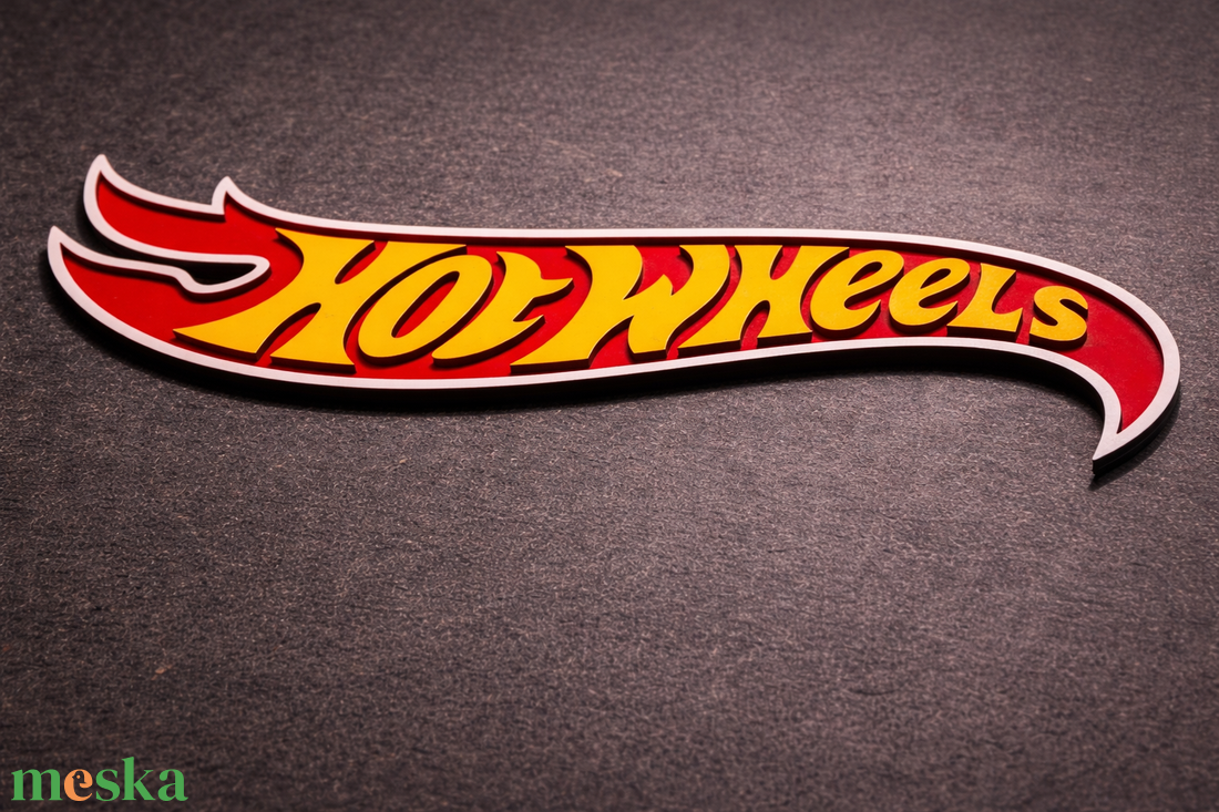 Hotwheels felirat - otthon & életmód - dekoráció - asztal és polc dekoráció - asztaldísz - Meska.hu