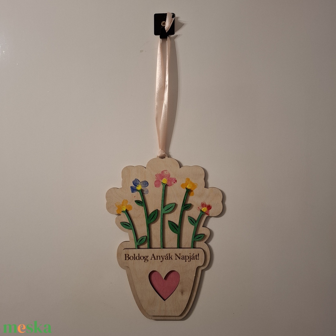 Ujjlenyomatos Anyák napi dísz - baba - mama - babaemlékek - baba emlékőrző - Meska.hu