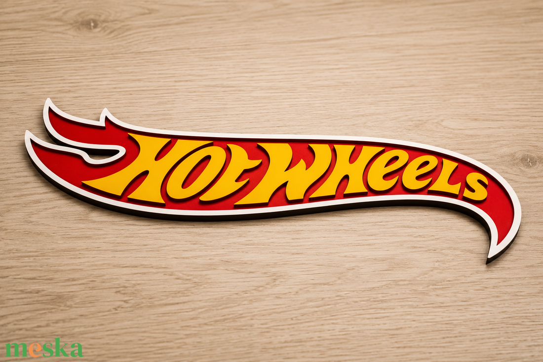 Hotwheels felirat - otthon & életmód - dekoráció - fali és függő dekoráció - falra akasztható dekor - Meska.hu
