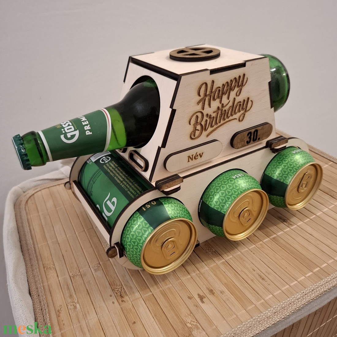 Fa sör tartó tank - otthon & életmód - konyhafelszerelés, tálalás - italos kellékek - sörtartó - Meska.hu
