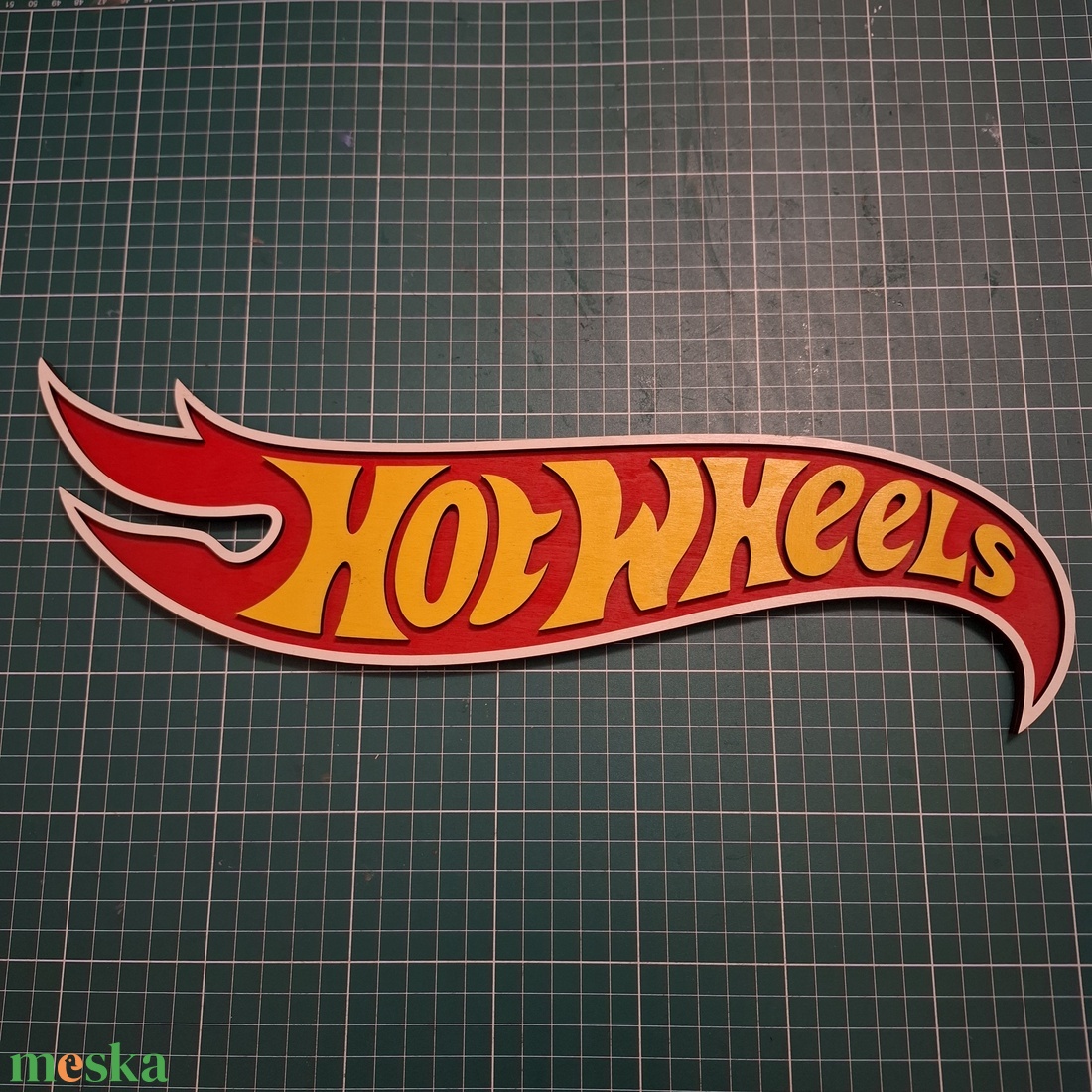 Hotwheels felirat - otthon & életmód - dekoráció - fali és függő dekoráció - falra akasztható dekor - Meska.hu
