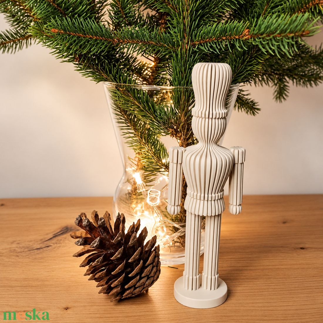3D nyomtatott diótörő figura - karácsony - karácsonyi lakásdekoráció - karácsonyi lakásdíszek - Meska.hu