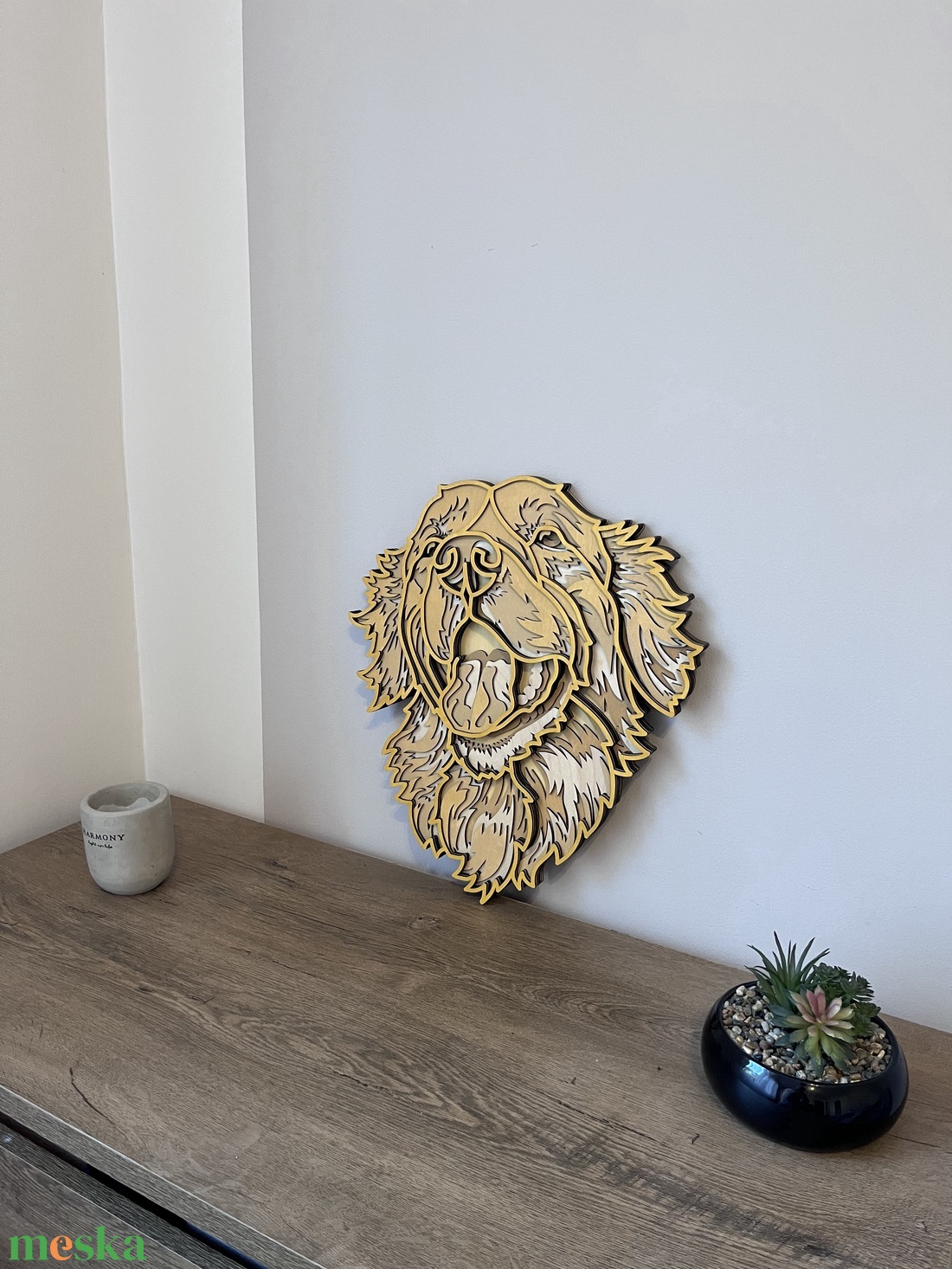 Golden Retriever - otthon & életmód - dekoráció - kép & falikép - 3d képek - Meska.hu