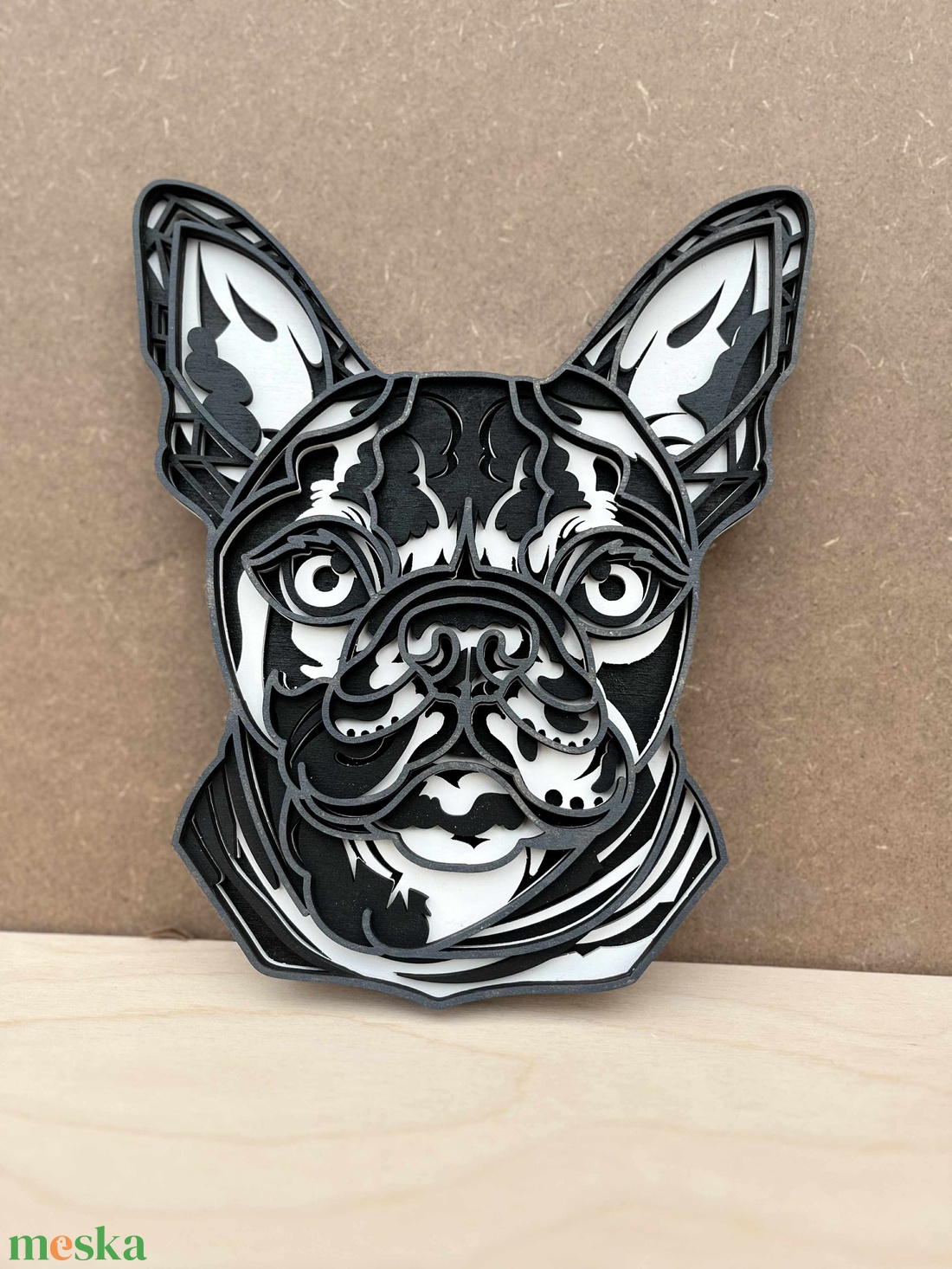 Francia bulldog - otthon & életmód - dekoráció - kép & falikép - 3d képek - Meska.hu