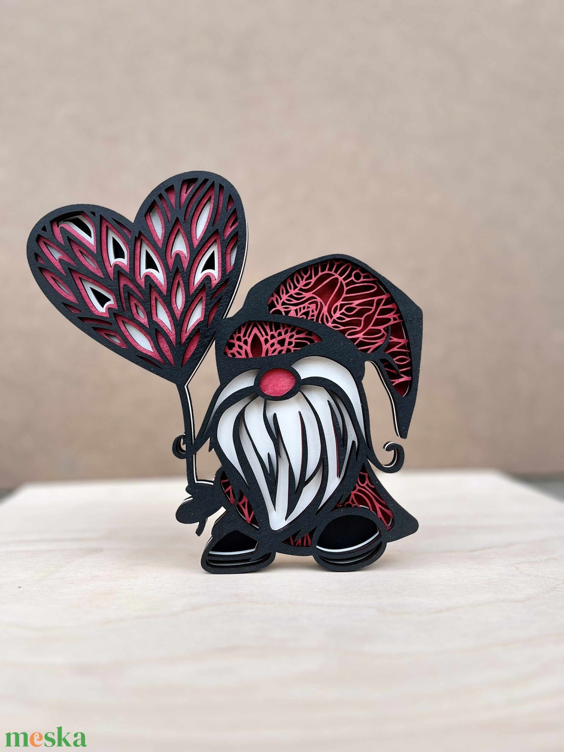 Szíves manó - otthon & életmód - dekoráció - kép & falikép - 3d képek - Meska.hu