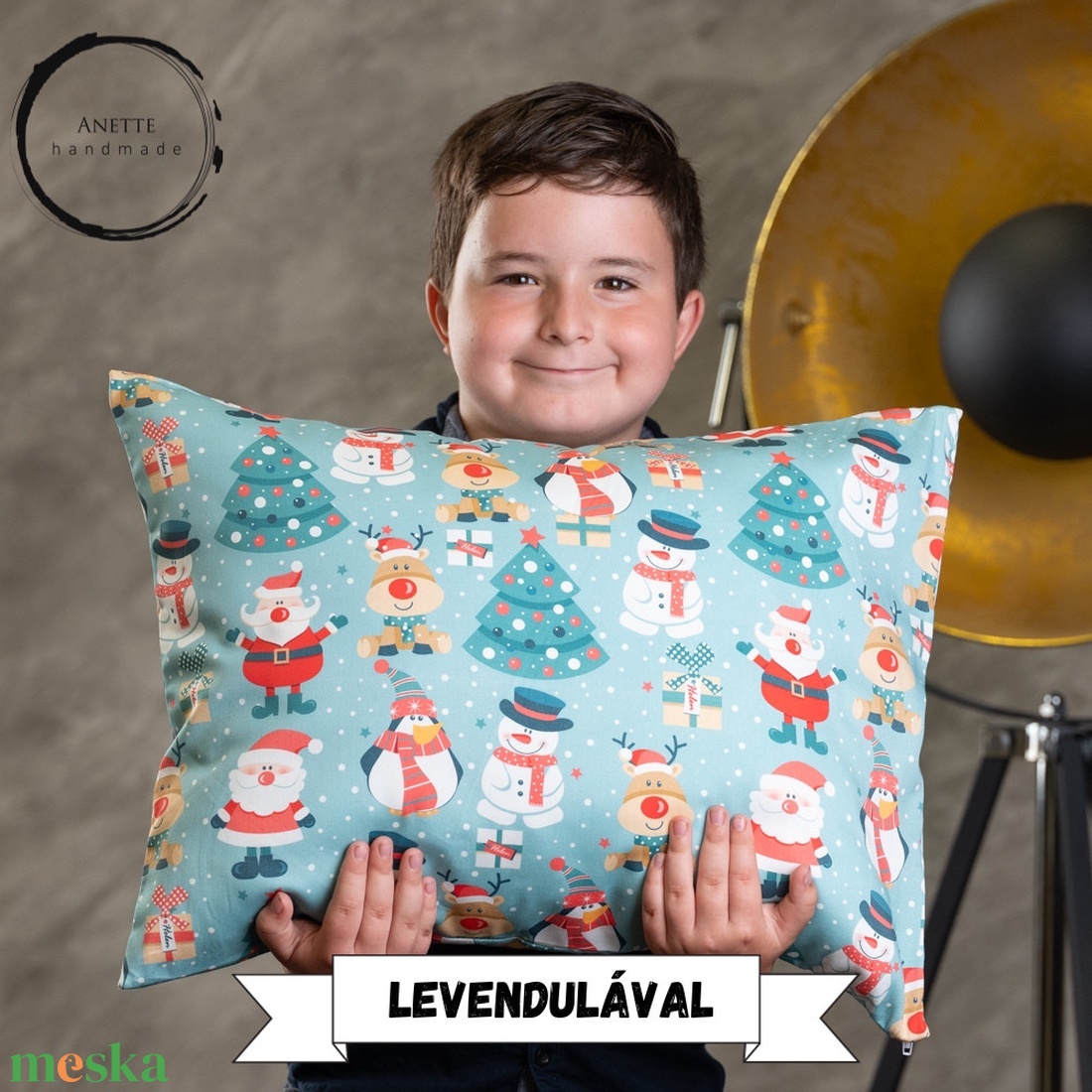 Téli varázslat stresszoldó gyógypárna levendulával, a nyugodt alvásért prémium  - szépségápolás - egészségmegőrzési kellékek - gyógynövénypárna - Meska.hu