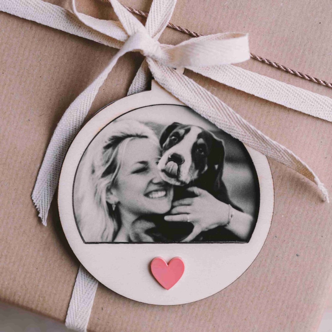 Fényképes karácsonyfadísz, egyedi karácsonyi ajándék -  - Meska.hu