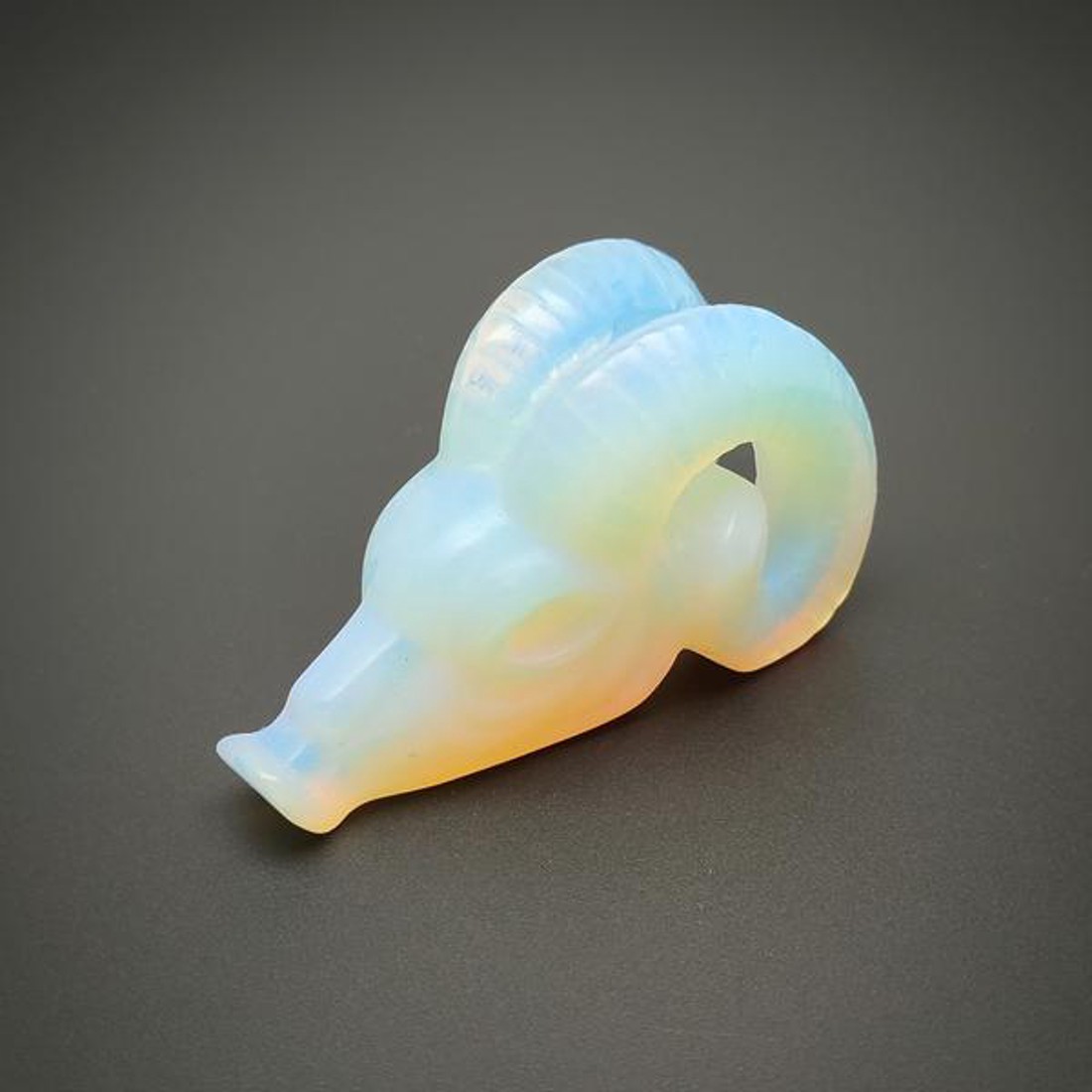 Kos fej Opalit 3x7cm - kellékek & szerszámok - ásvány alapanyag - Meska.hu