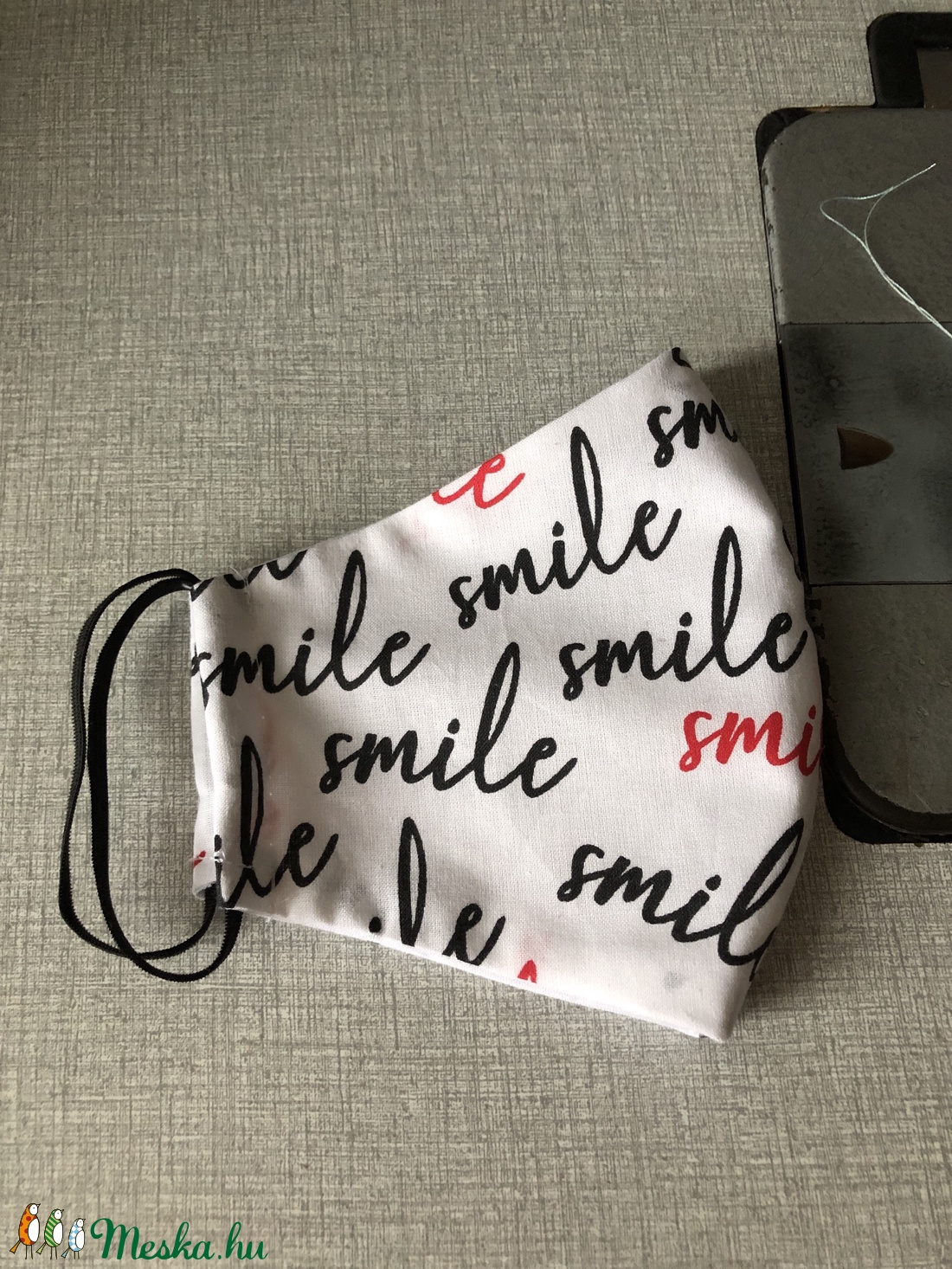Szájmaszk smile -  - Meska.hu
