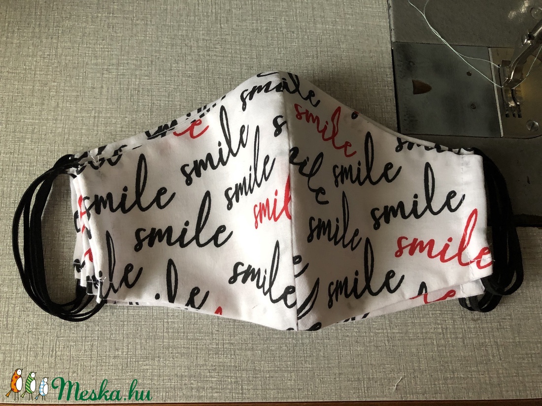 Szájmaszk smile -  - Meska.hu