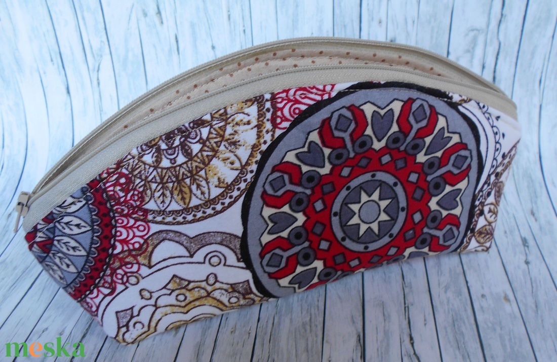 Mandala mintás (piros-drapp-szürke-okker) neszesszer/ceruzatartó - táska & tok - neszesszer - Meska.hu Mandala mintás (piros-drapp-szürke-okker) neszesszer/ceruzatartó - táska & tok - neszesszer - Meska.hu