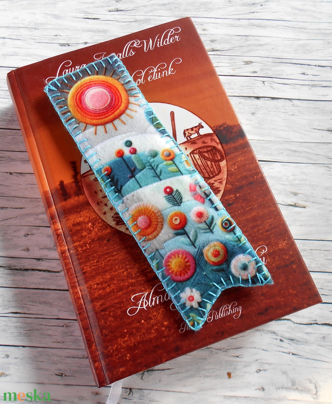 Mesés farmok türkizkék színválágú, patchwork stílusú könyvjelző - könyv & zene - könyvjelző - Meska.hu Mesés farmok türkizkék színválágú, patchwork stílusú könyvjelző - könyv & zene - könyvjelző - Meska.hu