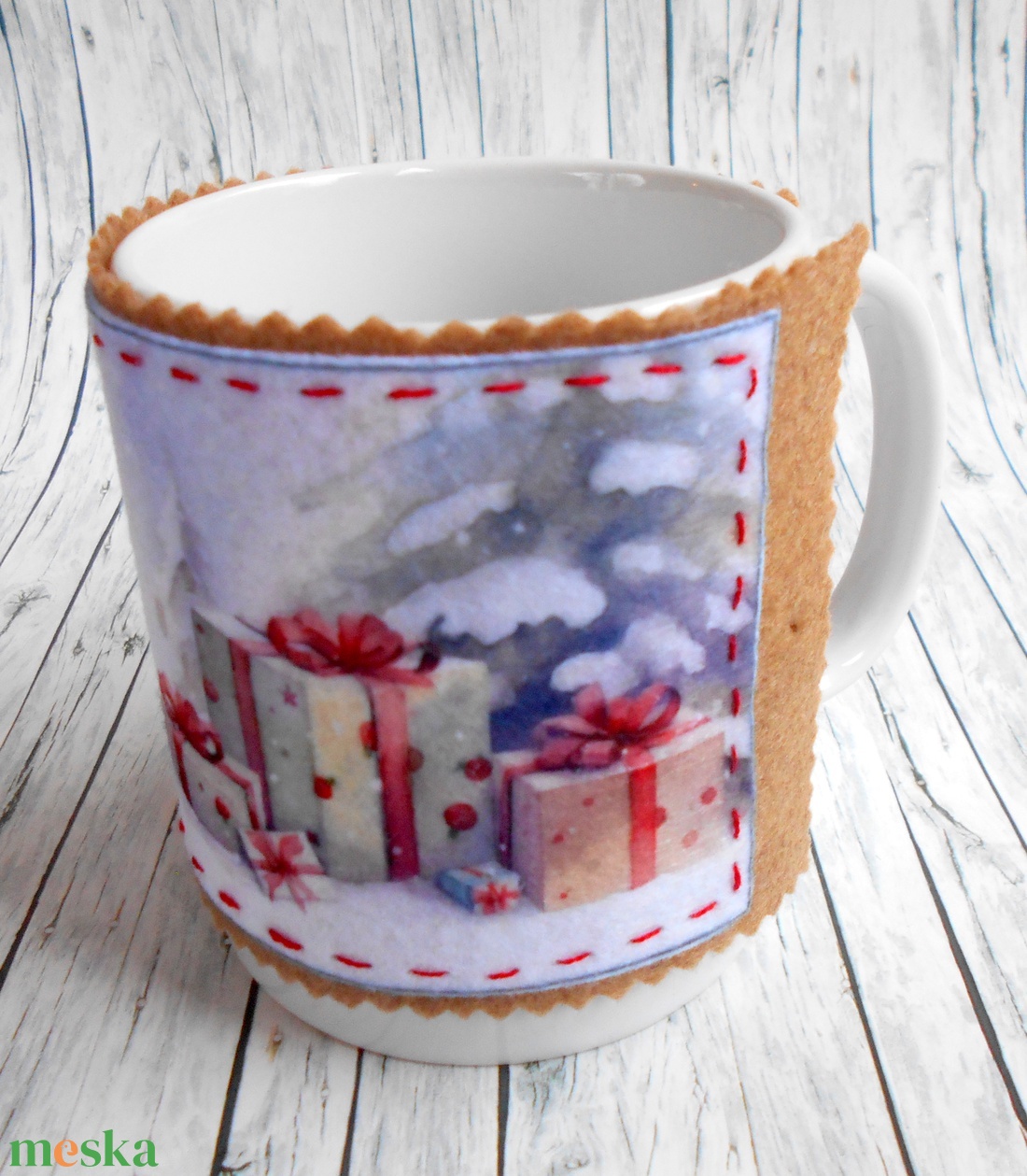 Bögrepalást/melegen tartó cuki macis 1. - otthon & életmód - konyhafelszerelés, tálalás - tálalás - bögre & csésze - Meska.hu