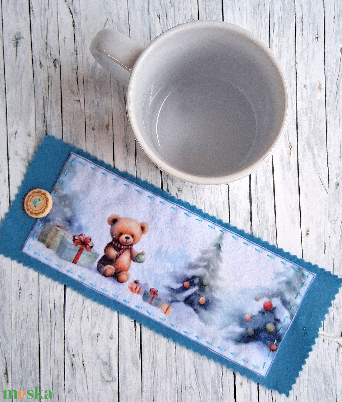 Bögrepalást/melegen tartó cuki macis 2 - otthon & életmód - konyhafelszerelés, tálalás - tálalás - bögre & csésze - Meska.hu