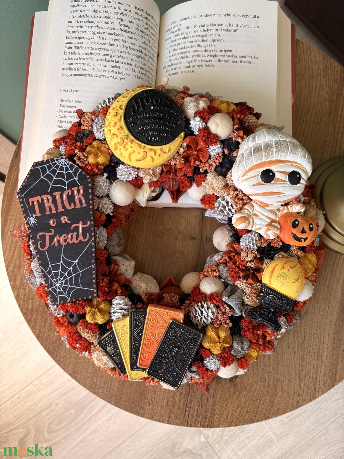 Halloweeni kopogtató - otthon & életmód - dekoráció - halloween - halloweeni ajtódíszek és ablakdíszek - Meska.hu