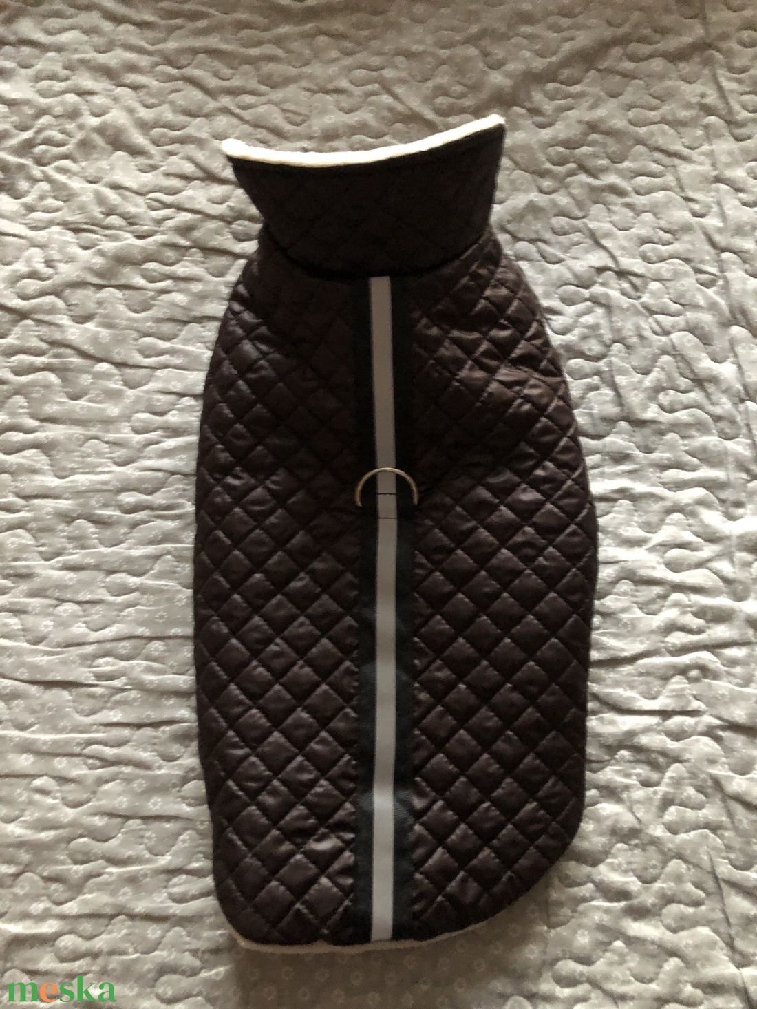 Kutyaruha wellsoft béléssel barna-drapp 35 cm - otthon & életmód - kisállatoknak - kutyáknak - kutya ruházat - Meska.hu Kutyaruha wellsoft béléssel barna-drapp 35 cm - otthon & életmód - kisállatoknak - kutyáknak - kutya ruházat - Meska.hu