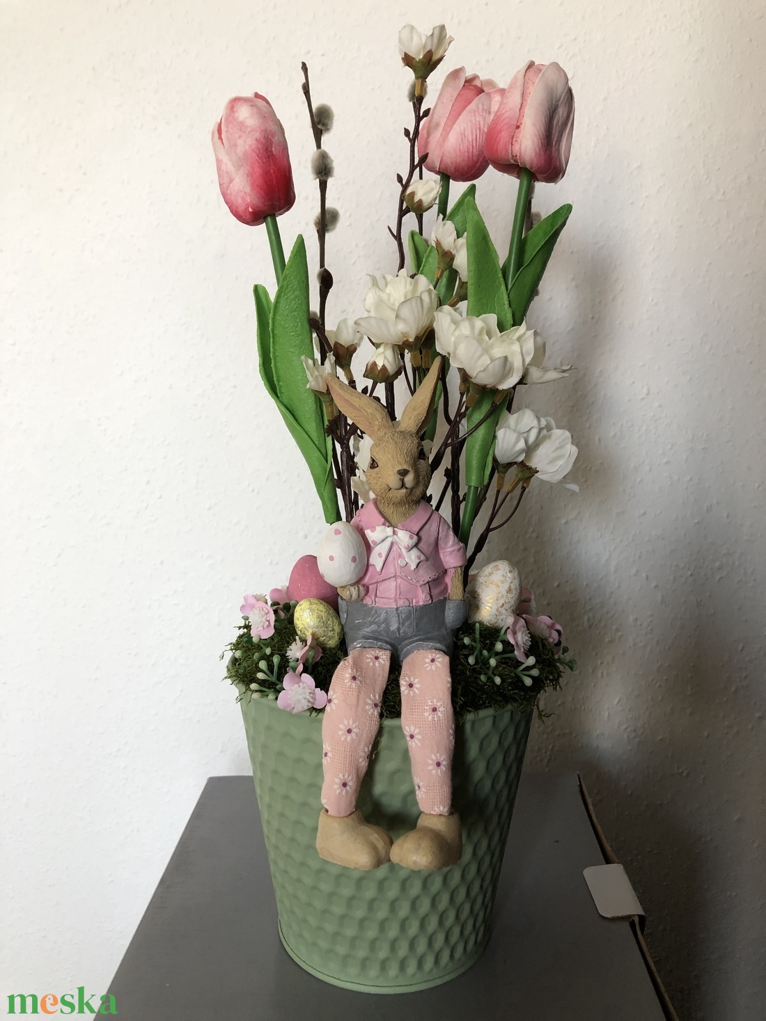 Húsvéti asztaldísz - otthon & életmód - dekoráció - asztal és polc dekoráció - asztaldísz - Meska.hu